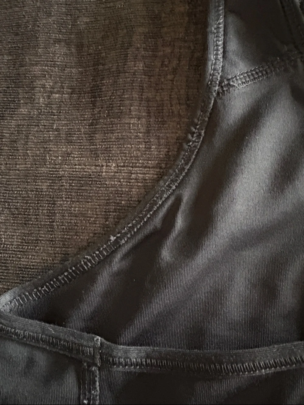 Nike Black Sports Bra with White Swoosh - Picture 5 of 7